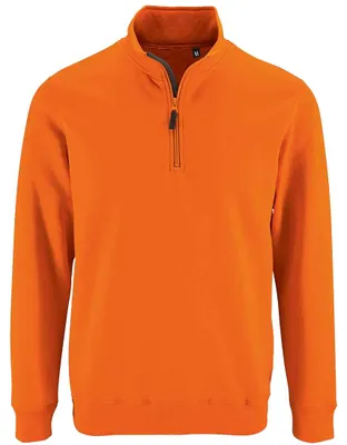 Image de SOLS - Pull à col montant « Stan » pour homme LT3185 (XL) (orange)