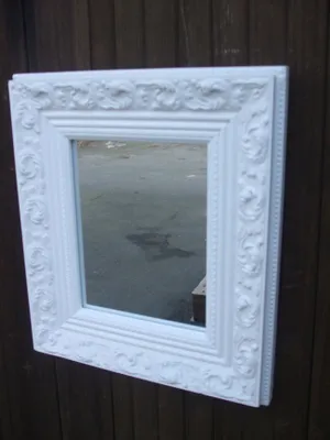 Produktbild von Zauberhafter Wand - Spiegel, Barockrahmen, 39 x 34,5 cm, weiss