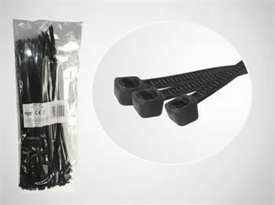 Obrázek produktu pro Stahovací pásky 300/4,0 ČERNÉ 100ks