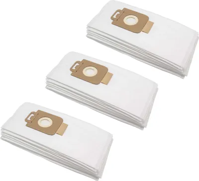 Produktbild von vhbw 30x Staubbeutel kompatibel mit Menalux 1200 Staubsauger - 32,5cm x 15cm Weiß