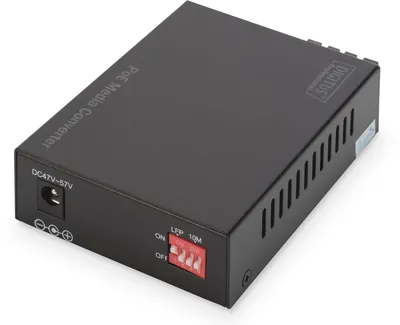 Immagine prodotto di DIGITUS Konverter Gigabit PoE   Singlem.Media RJ45/SC SM PSE