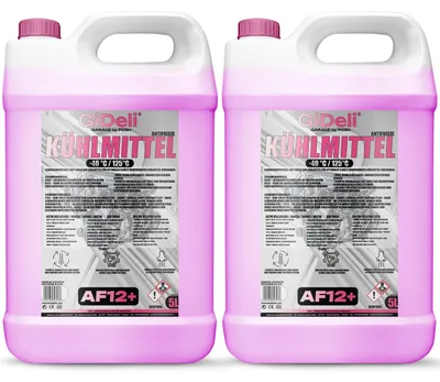 Produktbild von Kühlerfrostschutz Rot 10L AF12+ Kühlmittel -40°C Auto Gebrauchsfertig GiDeli