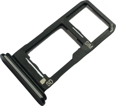 Produktbild von Simkartenhalter und micro-SD Card Fach für Sony Xperia 1 II (XQ-AT51), Original Ersatzteil, Schwarz