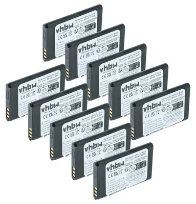 Produktbild von vhbw 10x Akku Ersatz für CAT 1ICP5/3450 1S1P für Handy Smartphone Telefon (900 mAh, 3,7 V, Li-Ion)