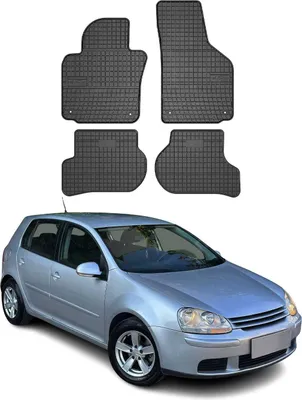 Image de Tapis de Sol pour VW Golf 2003-2008 Caoutchouc Noir