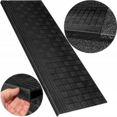 Produktbild von Deco4Home Treppenmatten | 30x90cm | Schwarz