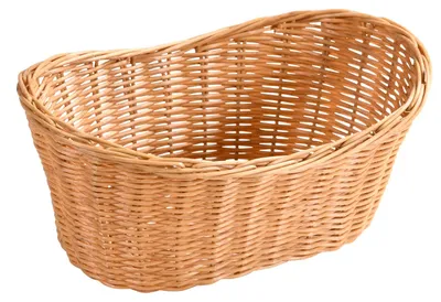 Produktbild von Kesper Brot- und Obstkorb Kunststoffgeflecht natur 28x21x13cm 1 Stück