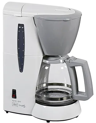 Produktbild von MELITTA Kaffeeautomat Single5 M 720-1/1 5Tassen 600Watt weiß/grau