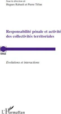 Produktbild von Responsabilité pénale et activité des collectivités territoriales