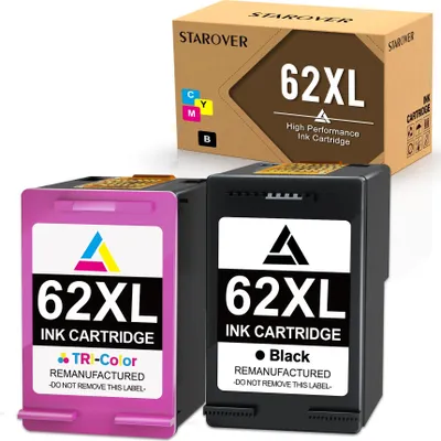 Produktbild von 62XL Patronen für HP 62 XL OfficeJet 200 250 Mobile 5740 5741 5742 5743 5744 5745 5746 8040 8045 ENVY 5540 5640 5642 5644 5646 5660 7640 8000 8005