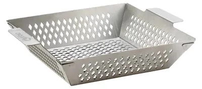 Produktbild von Grillkorb M aus Edelstahl mit gelochtem Boden
