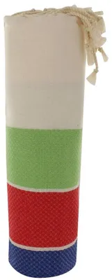 Immagine prodotto di Solidchoice - Asciugamano da spiaggia/telo da bagno in cotone 100% con motivo a righe