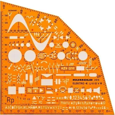 Obrázok produktu pre Rumold 2915, Oranžová, Plast, ISO 3098/1, 1,2 mm, 155 mm, 155 mm