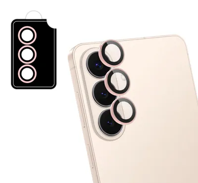 Obrázek produktu pro Ochranné sklo na fotoaparát, 2 kusy, pro Samsung Galaxy S26 / S26 Plus – růžezlatá barva