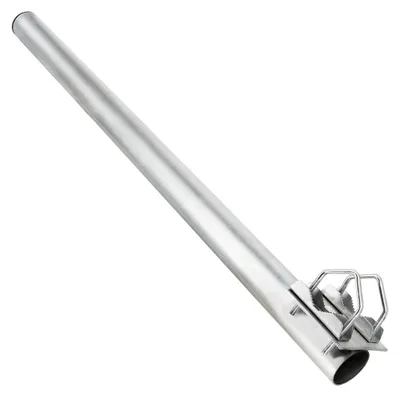 Produktbild von PremiumX Balkonhalter 50cm Ø 42mm Stahl Mast Geländer SAT Mast-Verlängerung