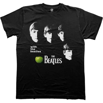 Produktbild von The Beatles With The Beatles Apple Black M T-Shirt