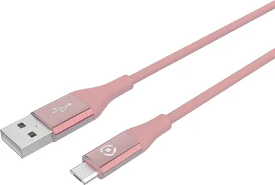 Immagine prodotto di Celly USBMICROCOLORPK cavo USB 1 m USB 2.0 USB A Micro-USB B Rosa
