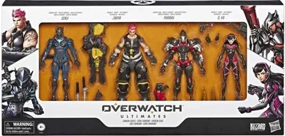 Immagine prodotto di Overwatch, Action figures - Genji, Zarya, Pharah, D.Va