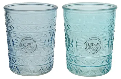 Image de Verres à Relief Kitchen Goods Design élégant Avec Relief, Polyvalents - Kitchen Goods & More