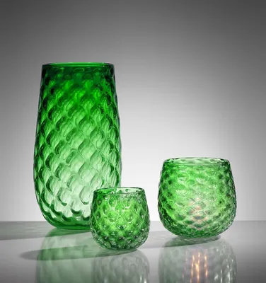 Produktbild von Kaheku Vase Giada grün, Ø 18 cm, Höhe 34 cm