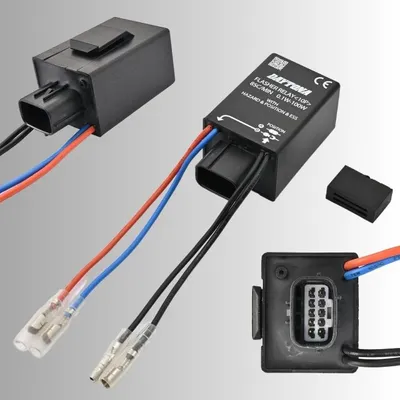 Image de Relais clignotant 12 V, 1-100 W, 10 broches, compatible avec les LED Honda