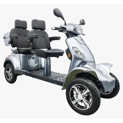 Produktbild von Vita Care 4000 Duo Li Seniorenmobil 2-Sitzer 4-Rad Elektromobil mit 1000 W Geschwindigkeit 25 km/h,60V/40Ah bis zu 100 km Reichweite, Grau