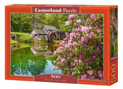Obrázok produktu pre Castorland Mill by the Pond 500 pcs, 500 kusov, Krajinka, 9 rok / roky