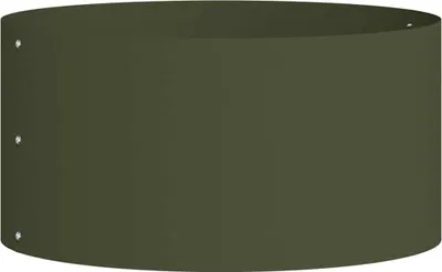 Immagine prodotto di vidaXL Anello per piante verde oliva 40 x 40 x 20 cm Acciaio laminato a freddo