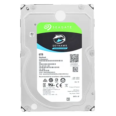 Produktbild von Seagate SkyHawk ST6000VX0023, 6 TB, 256 MB, 3.5", Serial ATA III