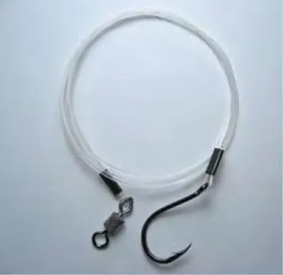 Produktbild von Behr Hardmono Raubfischvorfach 0,70mm 20kg 50cm - Hechtvorfach, Größe:2/0