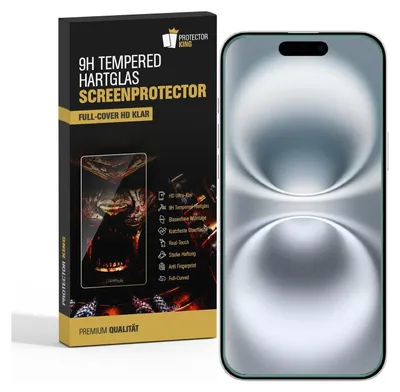 Produktbild von 2x 9H Panzerglas für iPhone 17 Pro 3D A++ Full-Screen Tempered Glass Displayschutz Screen-Protector