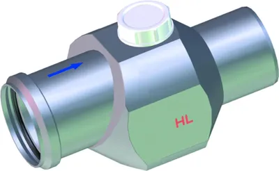 Obrázek produktu pro Hutterer & Lechner HL4/7 RFlsich. DN75, 1 kus.