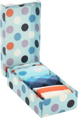 Imagen del producto de Calcetines Happy Socks para mujer y hombre, de colores vibrantes, fabricados con algodón peinado, talla 36-40