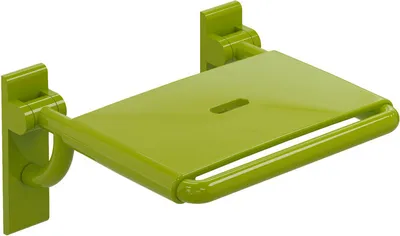 Produktbild von HEWI Klappsitz, Polyamid, hochglänzend, in HEWI Farbe 74 (Apfelgrün)