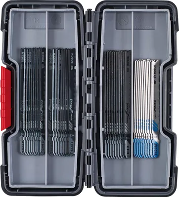 Produktbild von Bosch STB ToughBox Stichsägeblätter Set Top Seller Wood/Metal 40 tlg. 2607010904