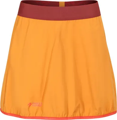 Damenrock "Doll Lady 1.0" in Orange mit burgunderfarbener Taille; Regular Fit; von Direct Alpine.