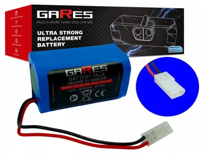 Zdjęcie produktu dla Gares Akumulator do Xiaomi Mi Mijia G1 MJSTG1 14,4V | 14,4V 3,0 Ah Li-Ion | Mocna Bateria do Robot Sprzątający | Wydajny Zamiennik Gares®