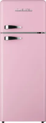 Produktbild von Wolkenstein GK212.4RT SP Retro Kühl-/Gefrierkombination, 211 Liter Nutzinhalt, 40 Liter Gefrierfach, rosa/pink
