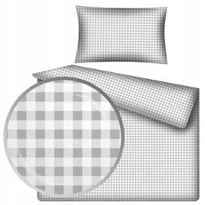 Obrázek produktu pro Designpremium Dětské povlečení 90x120 cm Bavlněné Šedé
