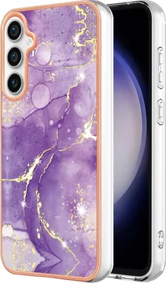Produktbild von König Design Hülle kompatibel mit Samsung Galaxy S23 FE Kunststoff Soft Handyhülle - Handy Case Lila