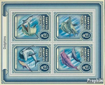 Produktbild von Briefmarken Salomoninseln 2017 Mi 4386-4389 Kleinbogen (kompl. Ausg.) postfrisch Delfine