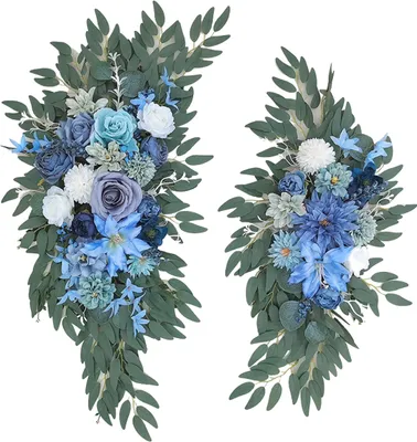Immagine prodotto di Swags artificiali dell'architrave del fiore, decorazione del fondale di nozze, fiori dell'arco