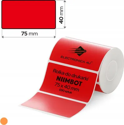Image de Étiquettes autocollantes thermiques pour Niimbot K3 75x40 690 pièces