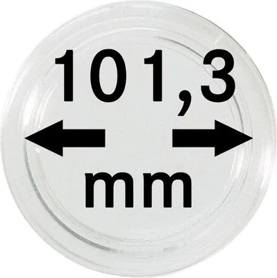 Produktbild von Lindner 22500439 Münzkapsel Innendurchmesser 101.3 mm für 1 kg Silber, 1 Stück, Innenhöhe 13,2 mm