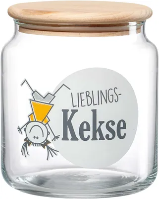 Produktbild von Ritzenhoff & Breker Vorratsglas "LIEBLINGSKEKSE" 1,1 Liter (1 Stück)