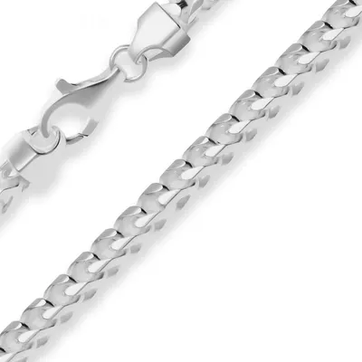 Produktbild von 5,1mm Armband Fuchsschwanzkette Silberarmband Armschmuck aus 925 Silber 21cm