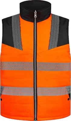 Produktbild von Korntex KXBW | Hi-Vis Bodywarmer Elbrus wasserabweisend - Farbe: Signal Orange - Größe: XXL