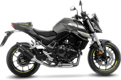 Zdjęcie produktu dla LeoVince SLIP-ON ze stali nierdzewnej SBK LV ONE EVO Black Edition, zaślepka karbonowa, do HONDA CB 750 Hornet