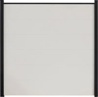 Produktbild von Zaun Hauptelement GroJa BasicLine Stecksystem ohne Pfosten 180 x 180 cm weiß