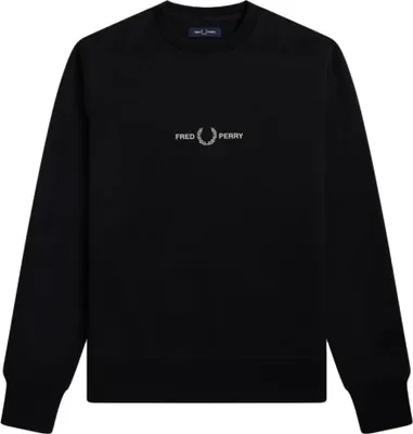 Zdjęcie produktu dla Fred Perry Embroidered Sweatshirt Czarny